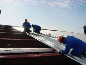 МОНТАЖ ПРОФНАСТИЛА<br>